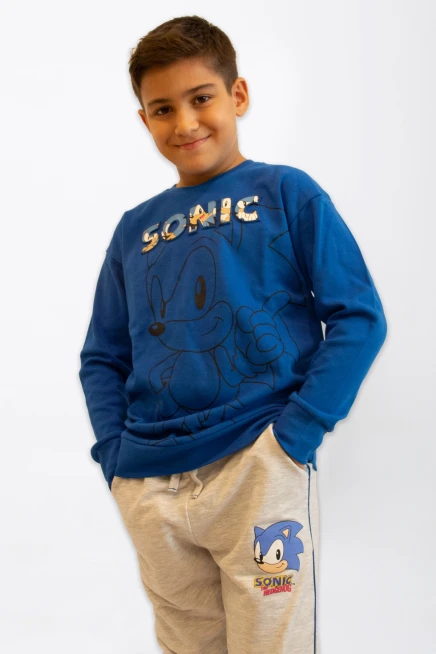 Sonic Baskılı Sweatshirt