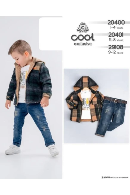 Baskili Sweatshirt Oduncu Fermuarli Gömlek Kot Pantolon Tk