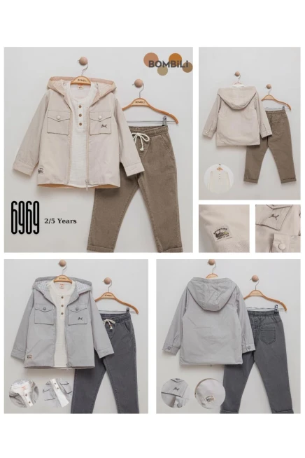 2-5 سنة صبي بدله ستره مع سروال