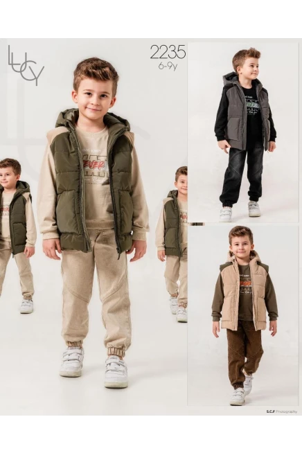 6-9 سنة صبي بدله جيله مع سروال