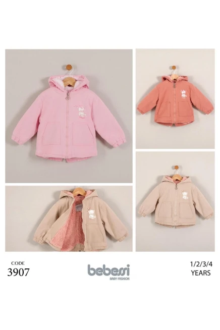 1-4 سنة فتاة سترة شتوية