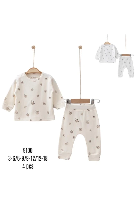 Pamuk Baskılı Eşofman Takımı