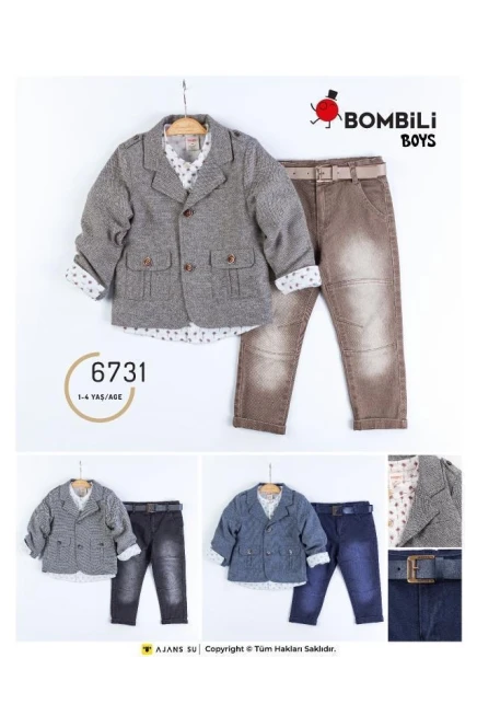 1-4 سنة صبي بدله ستره مع سروال