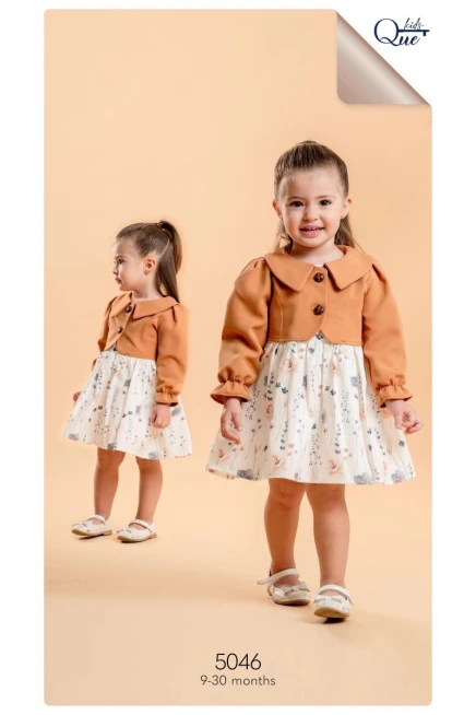 9-30 شهر فتاة فستان مع ستره