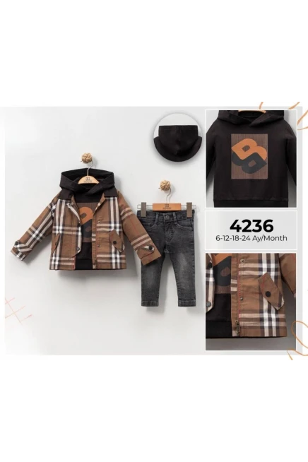 6-24 شهر صبي بدله ستره مع سروال