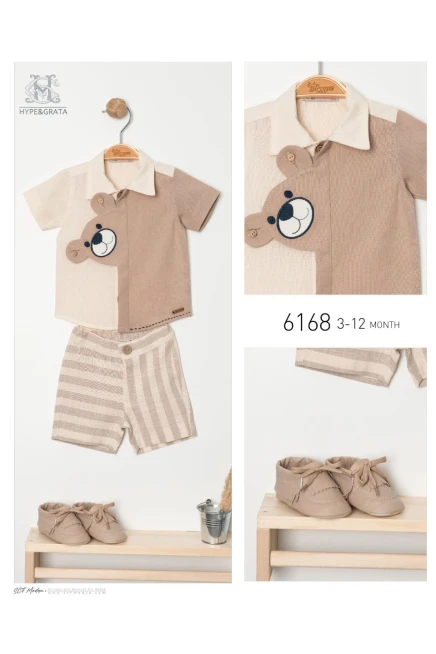 3-12 شهر صبي بدله قميص مع شورت