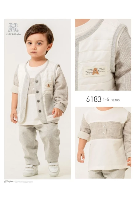 1-5 سنة صبي بدله جيله مع سروال