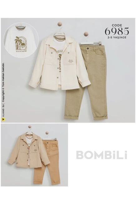 6-18 شهر صبي بدله ستره مع سروال