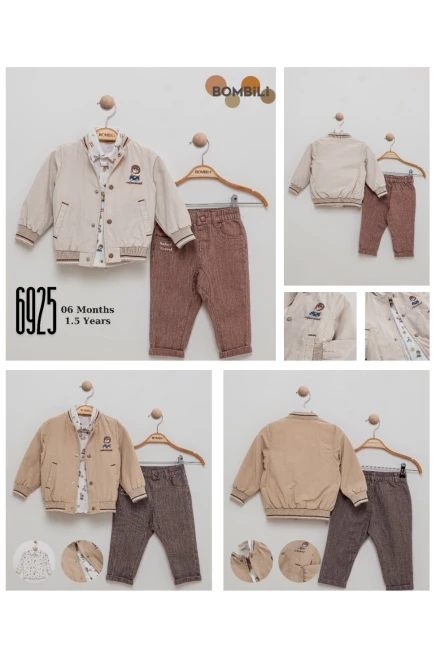 6-18 شهر صبي بدله ستره مع سروال