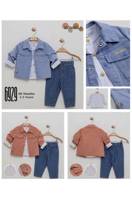 6-18 شهر صبي بدله ستره مع سروال