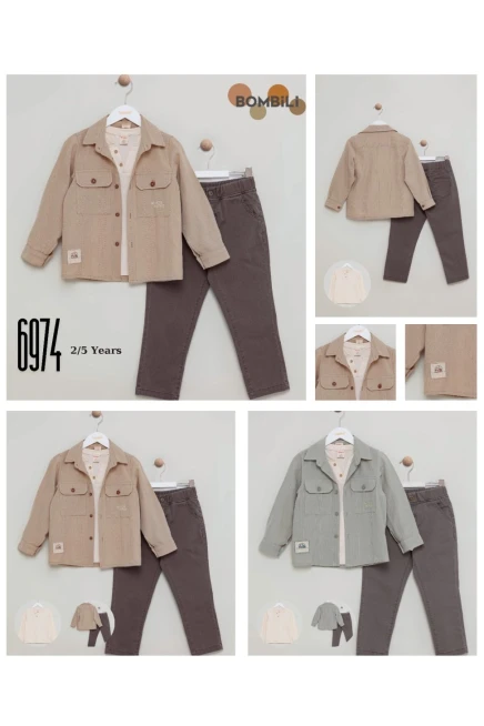 2-5 سنة صبي بدله ستره مع سروال