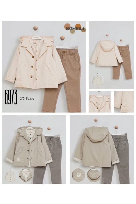 2-5 سنة صبي بدله ستره مع سروال