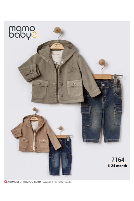 6-24 شهر صبي بدله ستره مع سروال