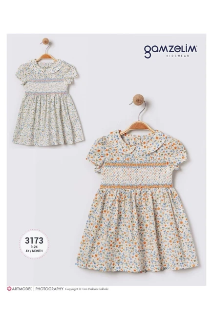 9-24 شهر فتاة فستان