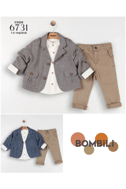 1-4 سنة صبي بدله ستره مع سروال