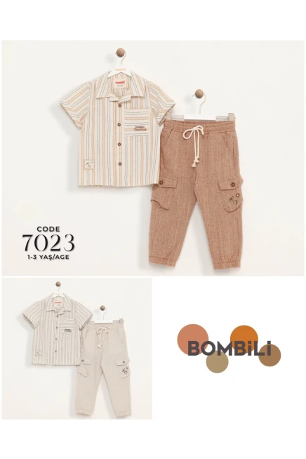 1-3 سنة صبي بدله قميص مع سروال