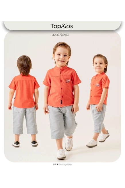 1-5 سنة صبي بدله قميص مع شورت