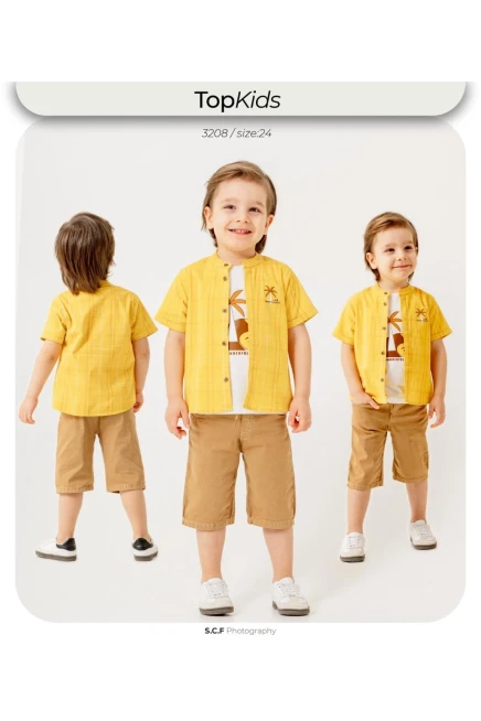 6-24 شهر صبي بدله قميص مع شورت