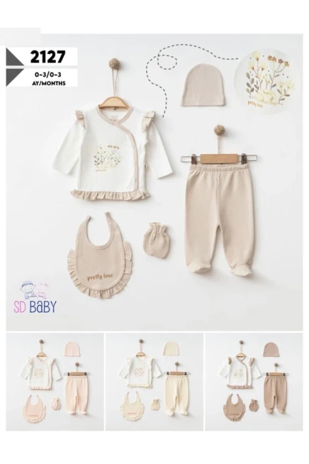 ٠-٣ أشهر فتاة طقم بي بي