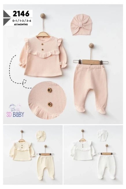 6-24 شهر فتاة طقم بي بي