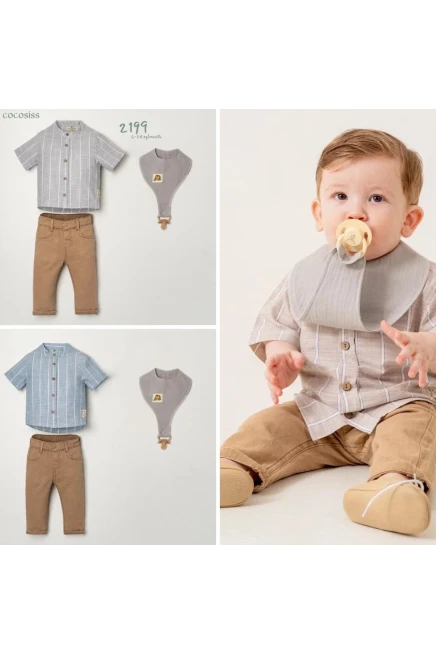 6-24 شهر صبي بدله قميص مع سروال