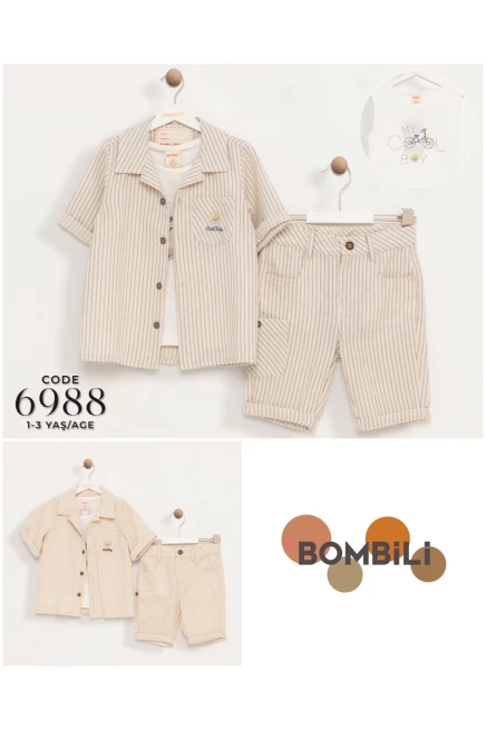 1-3 سنة صبي بدله قميص مع شورت