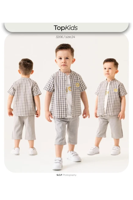 6-24 شهر صبي بدله قميص مع شورت