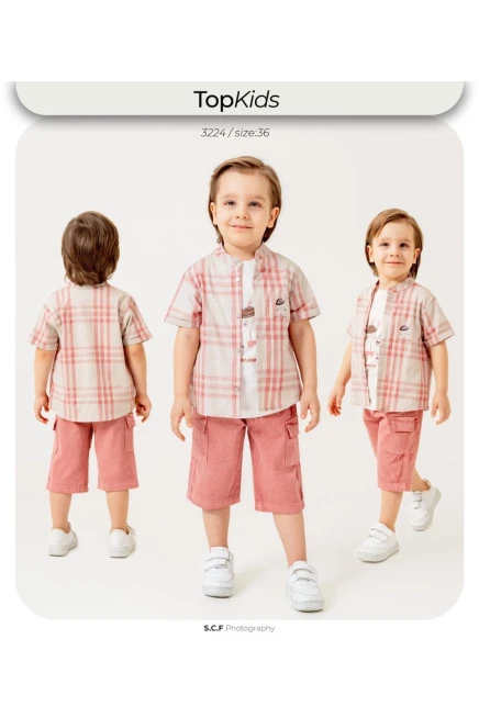 6-36 شهر صبي بدله قميص مع شورت