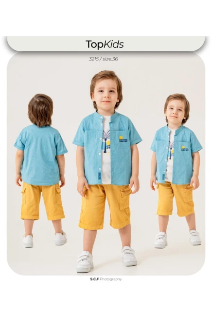 6-36 شهر صبي بدله قميص مع شورت