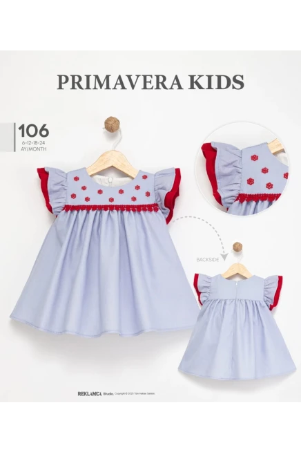 6-24 شهر فتاة فستان