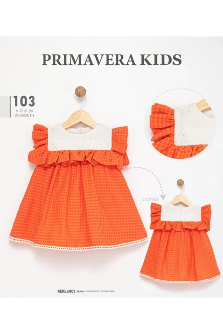 6-24 شهر فتاة فستان