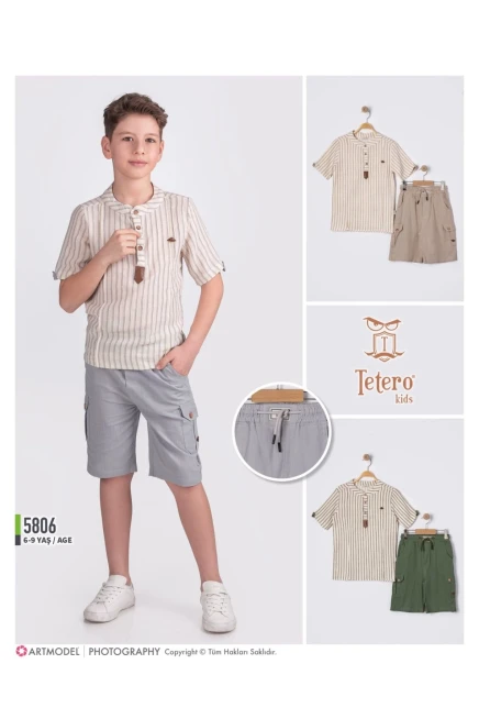 Tişörtlü Şort Takım