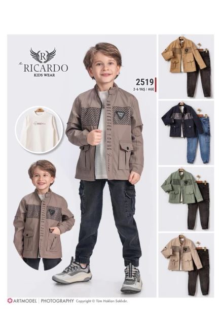2-6 YEAR Boy PANT SUIT WITH JACKET