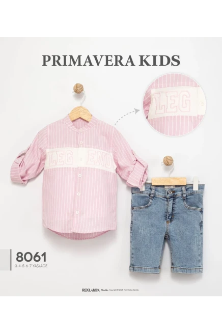 3-7 سنة صبي بدله قميص مع شورت