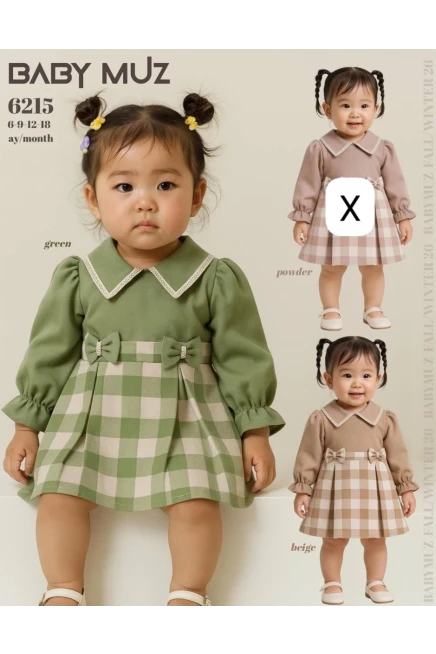 6-18 شهر فتاة فستان