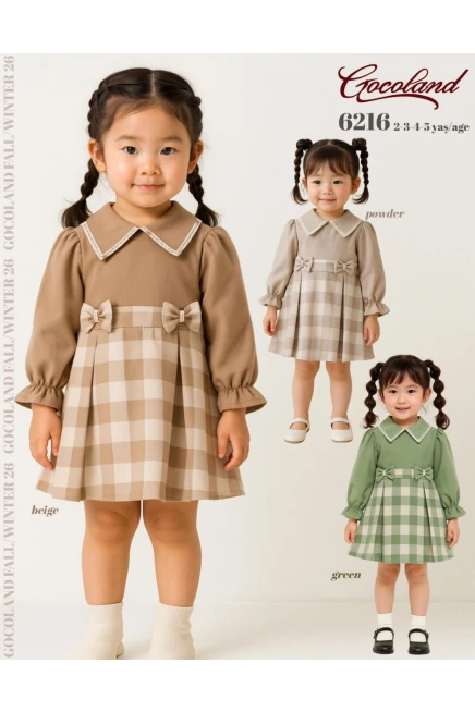 2-5 سنة فتاة فستان