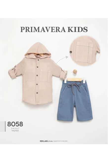 3-7 سنة صبي بدله قميص مع شورت