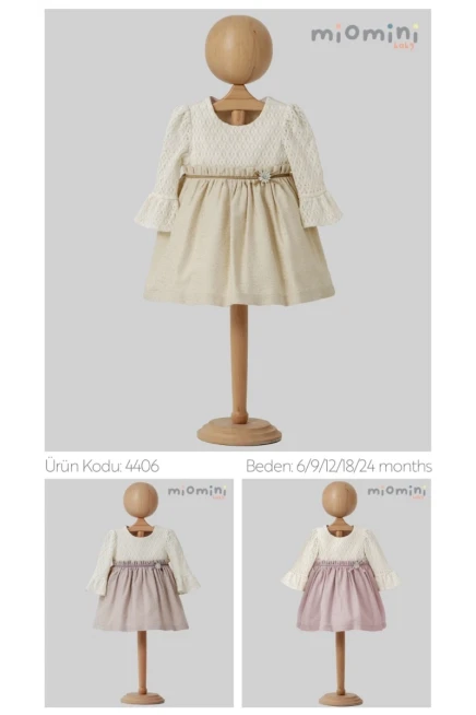 6-24 شهر فتاة فستان