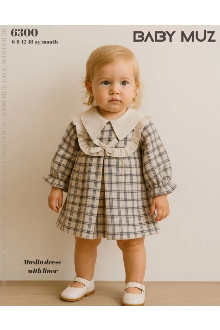 6-18 شهر فتاة فستان