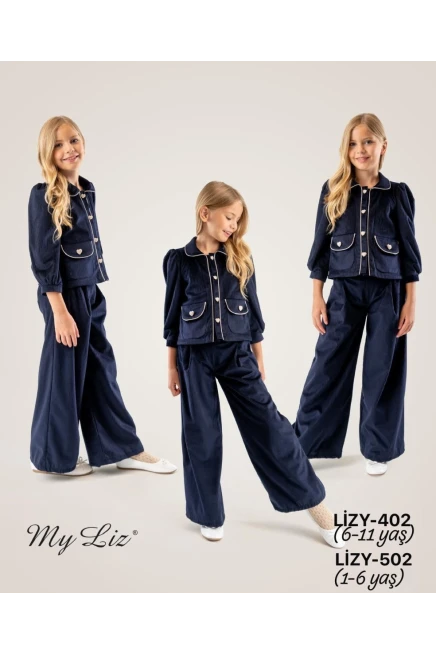 1-6 سنوات فتاة طقم سروال مع بلوزة