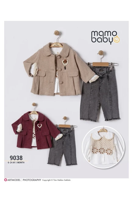 6-24 MONTH Girl PANT SUIT WITH JACKET