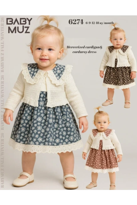 6-18 شهر فتاة فستان