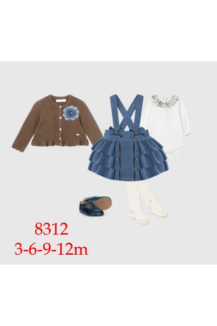 3-12 شهر فتاة فستان كارديجان