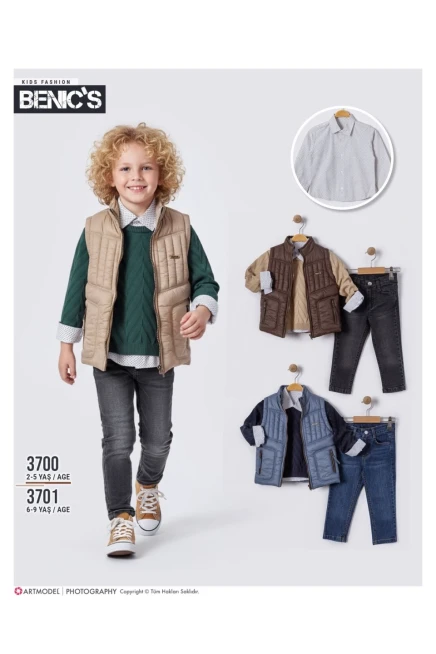 2-5 سنة صبي بدله جيله مع سروال