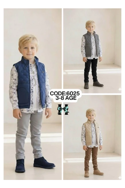 3-8 سنة صبي بدله جيله مع سروال