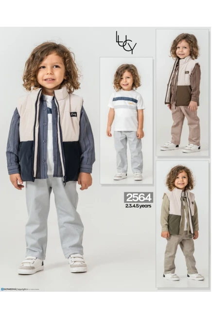 2-5 سنة صبي بدله جيله مع سروال