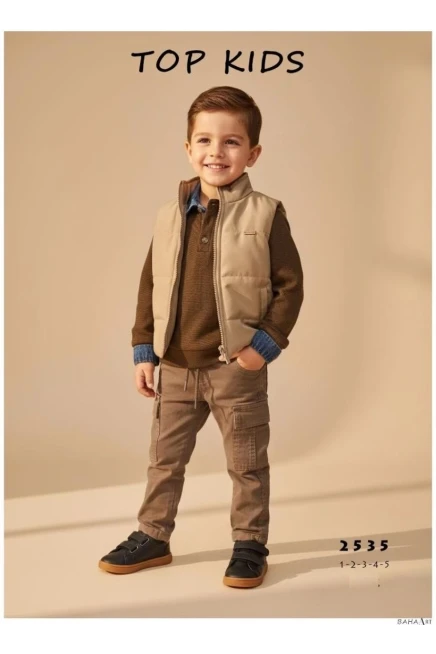 1-5 YEAR Boy PANT SUIT WITH VEST