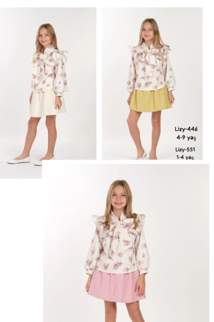 Bluzlu Etekli Takım