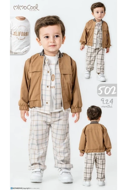 9-24 شهر صبي بدله ستره مع سروال