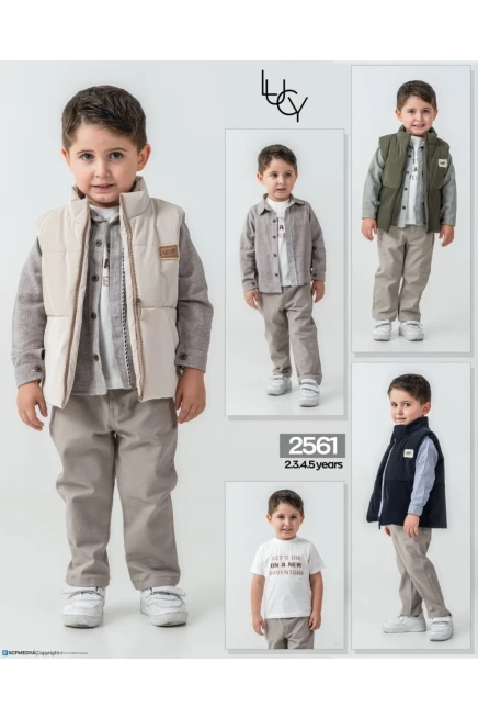 2-5 سنة صبي بدله جيله مع سروال